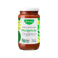 Molho De Tomate Orgânico Com Manjericão Órigo 330 G