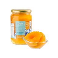 Pêssego Grego  Em Calda Light Oba Bem Querer 680 G