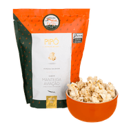 Pipoca Salgada Gourmert Sabor Manteiga Pipo Gourmet 36 G