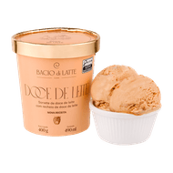Sorvete Bacio Di Latte Doce De Leite 490ml