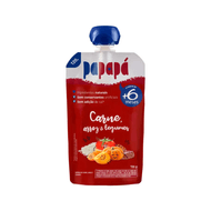 Papinha Orgânica Papapa Carne, Arroz E Legumes 120 G