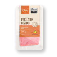Presunto Cozido Fatiado Oba Bem Querer 200 G