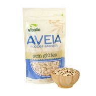 Aveia Em Flocos Sem Glúten Vitalin 200g