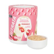 Pasta Amendoim Com Whey Sabor Morango Nutrata 600 G