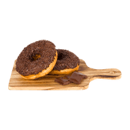 Donut Recheado Com Brigadeiro Coberto Com Chocolate Ao Leite Melhor Bocado 65g