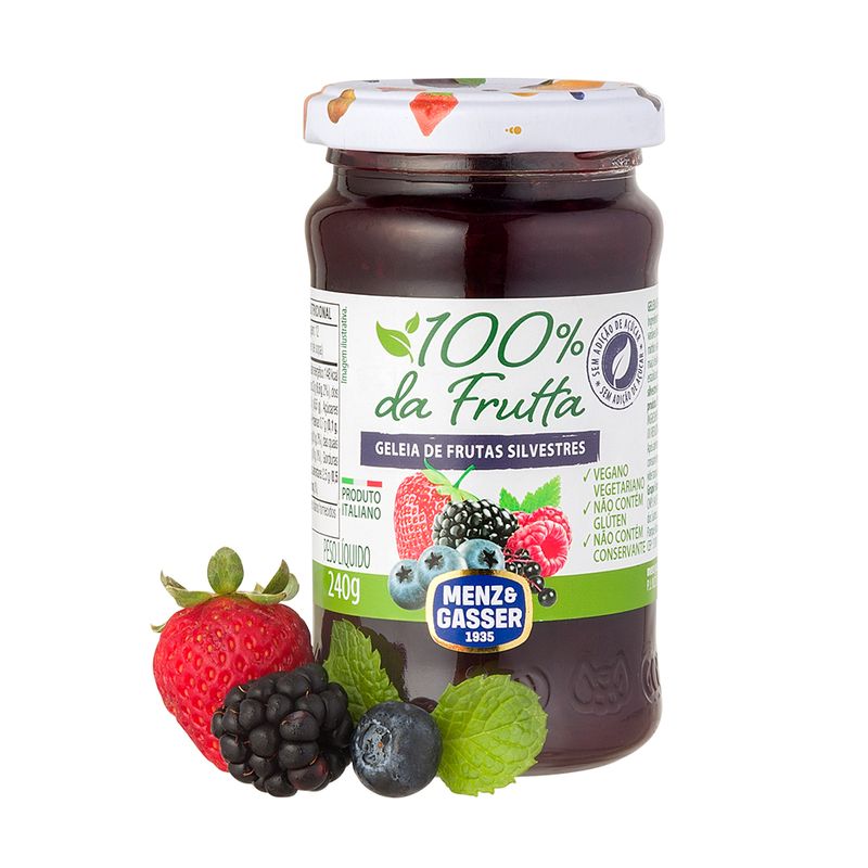 Geleia-Italiana-De-Frutas-Silvestres-100-Da-Fruta-240-G