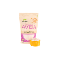 Aveia Em Flocos Finos Sem Glúten Vitalin 200g