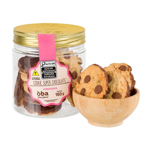 Cookies Super Chocolate Oba Bem Querer 180 G | Oba Hortifruti