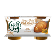 Mousse Doce De Leite Zero Lactose Vida Veg 200 G