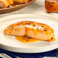 Salmão Ao Molho De Maracujá