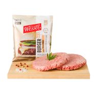 Hamburguer Bovino Com Fraldinha Sem Tempero Wessel 160g