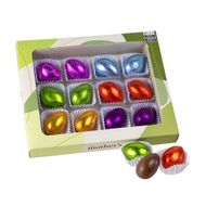 Caixa Com 12 Ovinhos De Chocolate Ao Leite Mother'S 110 G
