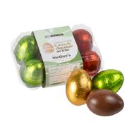 Caixa Com 6 Ovos De Chocolate Ao Leite Mother'S 160 G