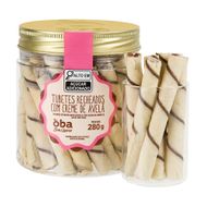 Wafer Recheado Com Creme De Avelã Tubetes Oba Bem Querer 280 G