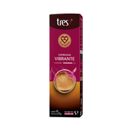 Cápsula De Café Espresso Vibrante 3 Corações Unidades