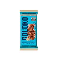Chocolate Ao Leite Com Crispy De Quinoa Zero Goldko 80g