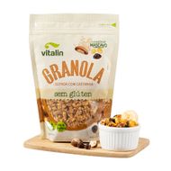 Granola Sem Glúten Com Quinoa  E Castanha Vitalin 200g