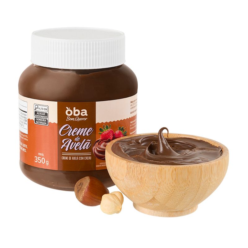 CREME DE AVELÃ COM CACAU IMPORTADO OBA B