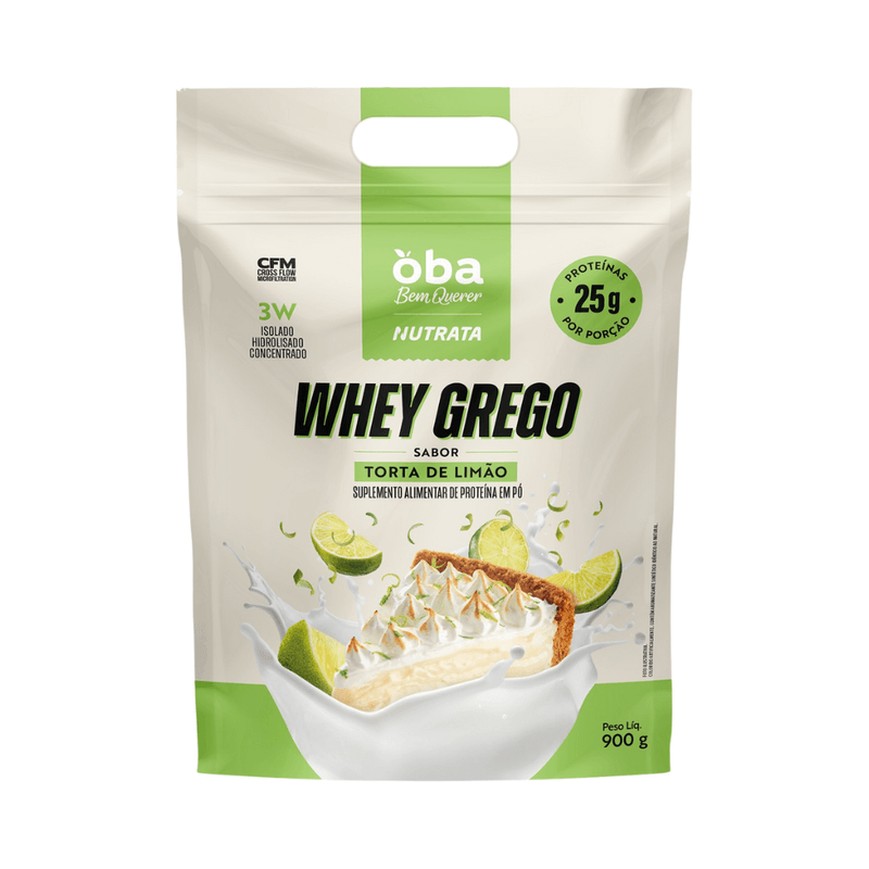 WHEY GREGO TORTA DE LIMÃO OBA BEM QUERER