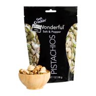 Pistache Americano Com Casca Sal E Pimenta Wonderful Pistachios 198g