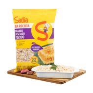 Peito Frango Temperado Cozido Desfiado Congelado Sadia 400 G