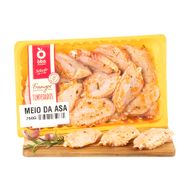 Meio Da Asa Frango Temperada Selec Dia A Dia 750 G