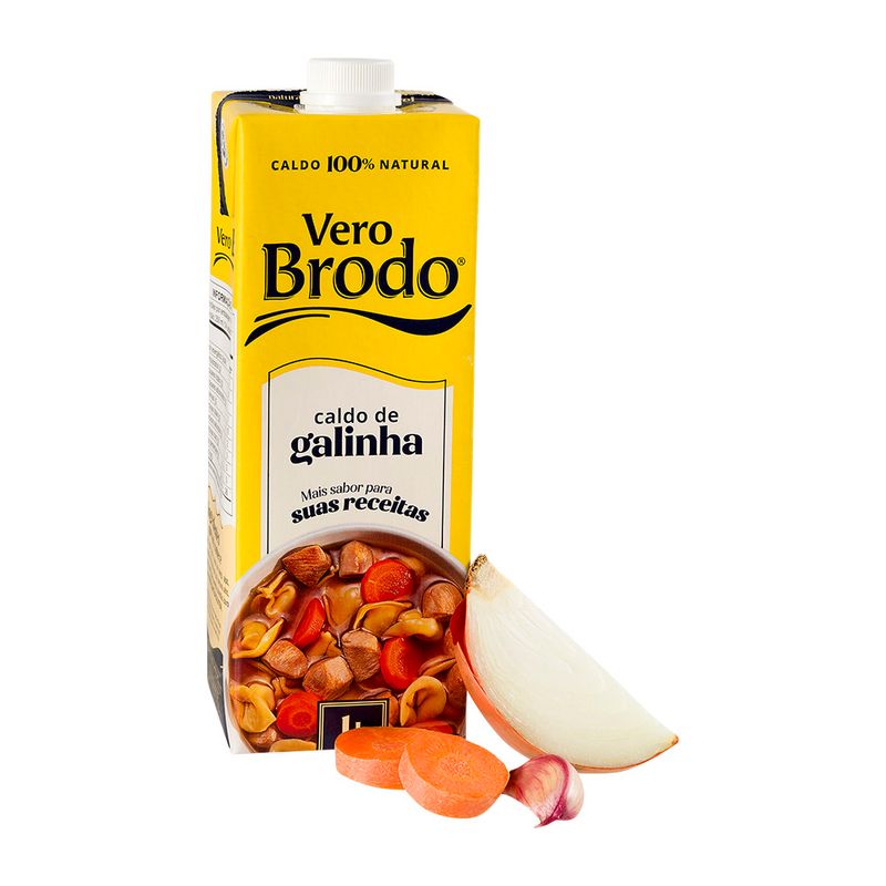 Caldo De Galinha Vero Brodo Natural 1l
