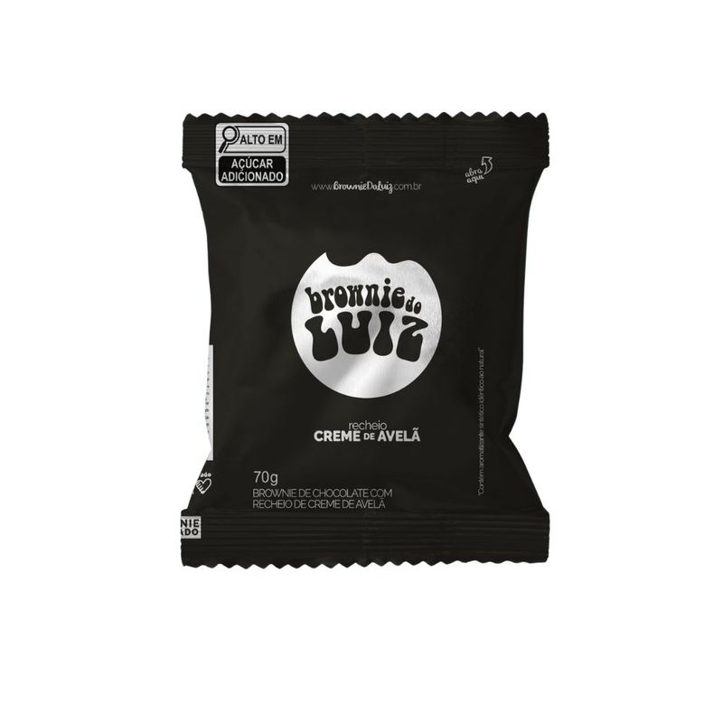 BROWNIE COM RECHEIO DE CREME DE AVELÃ BR
