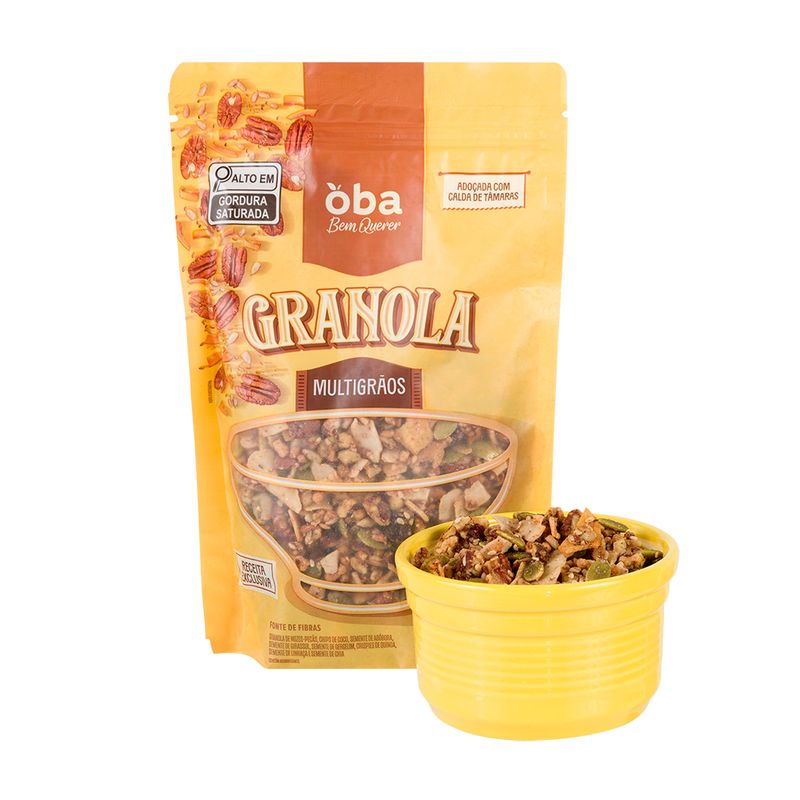 GRANOLA MULTIGRÃOS OBA BEM QUERER 200 G