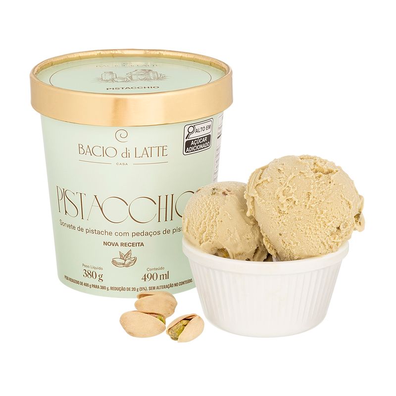 GELATO PISTACCHIO POTE BACIO DI LATTE 49