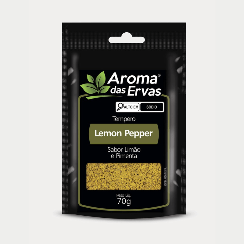 TEMP AROMA DAS ERVAS LEMON PEPPER 70G