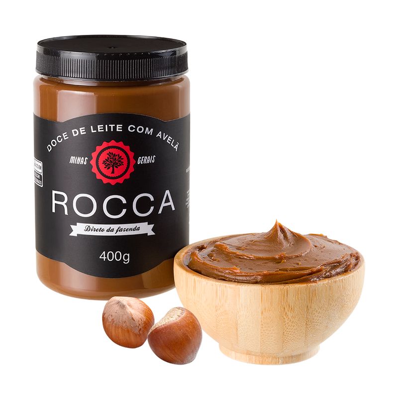 DOCE DE LEITE COM AVELA ROCCA 400G
