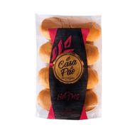 Pão Mini Hot Dog Casa Do Pão 300 G