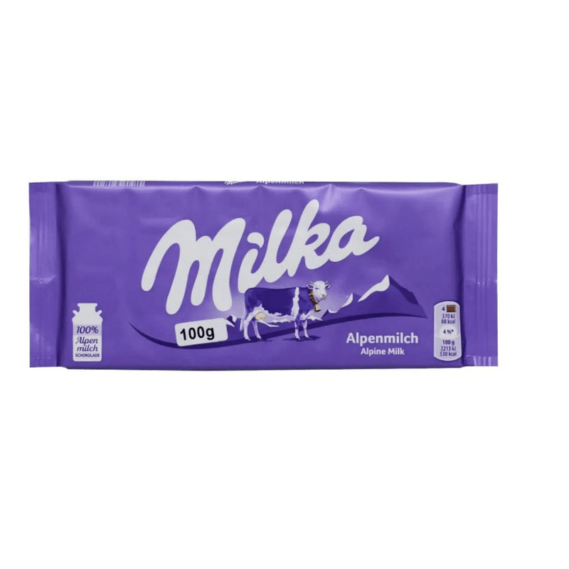 Barra De Chocolate Alpine Milk Milka 90g