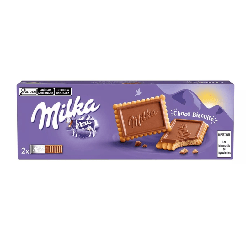 Biscoito De Chocolate Importado Milka 150 G