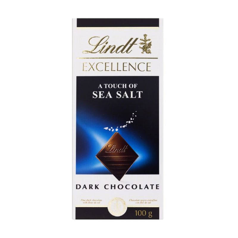 Barra De Chocolate Lindt Excel Sea Salt 100g