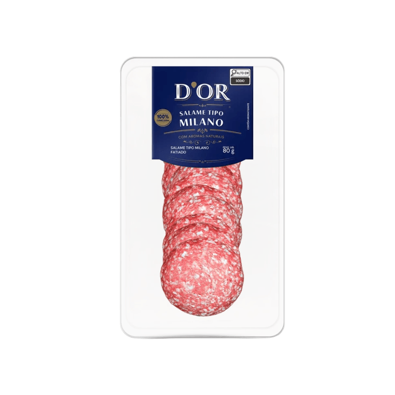 Salame Tipo Milano Fatiado Dor
