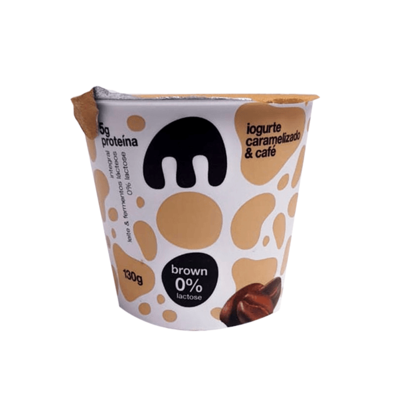 Iogurte Integral Caramelo E Café Sem Lactose Moo 130 G