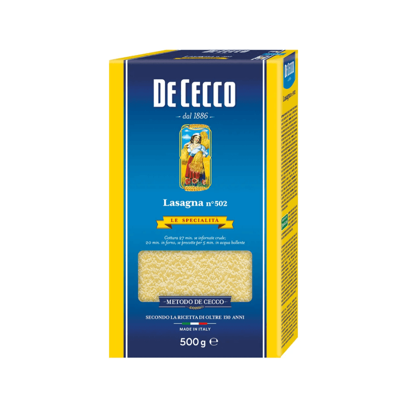 MASSA ITALIANA LASANHA DE CECCO 500G