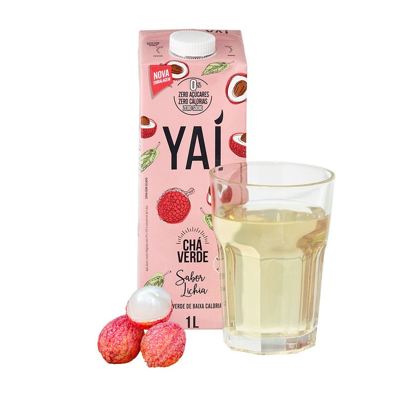 Chá Verde Com Lichia Zero Acúcar Yaí 1 L
