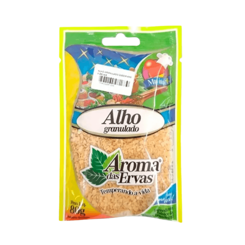 Alho Desidratado Granulado Aroma Das Ervas 60 G