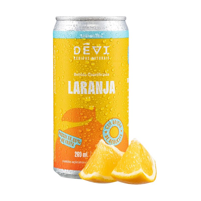 Refrigerante Natural Devi Laranja 269 Ml