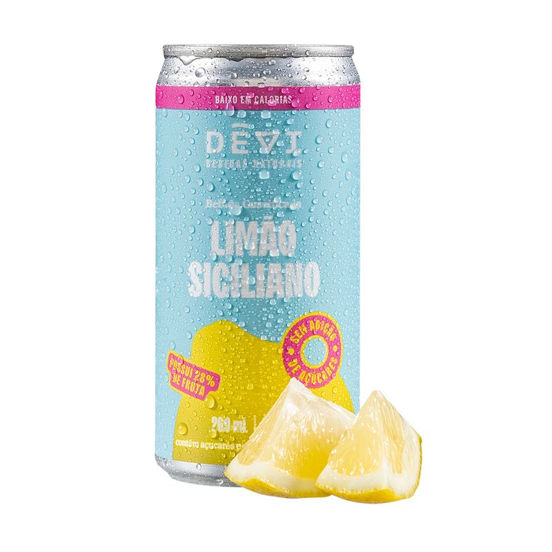 Refrigerante Natural Limao Siciliano Devi 269ml
