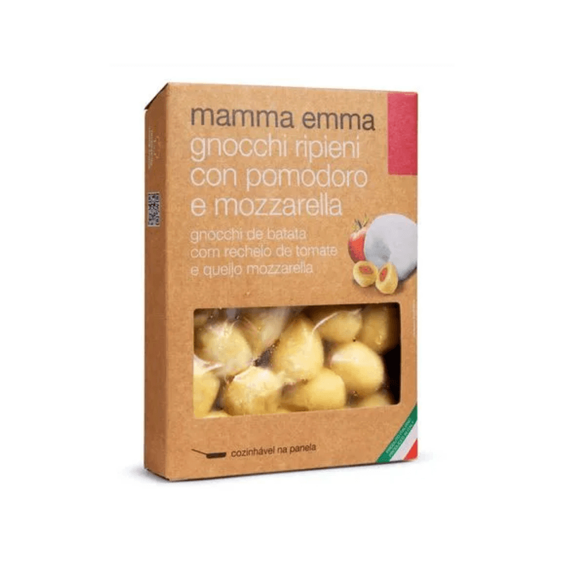 Nhoque Italiano Recheado Com Tomate E Mussarela Mamma Emma 350g