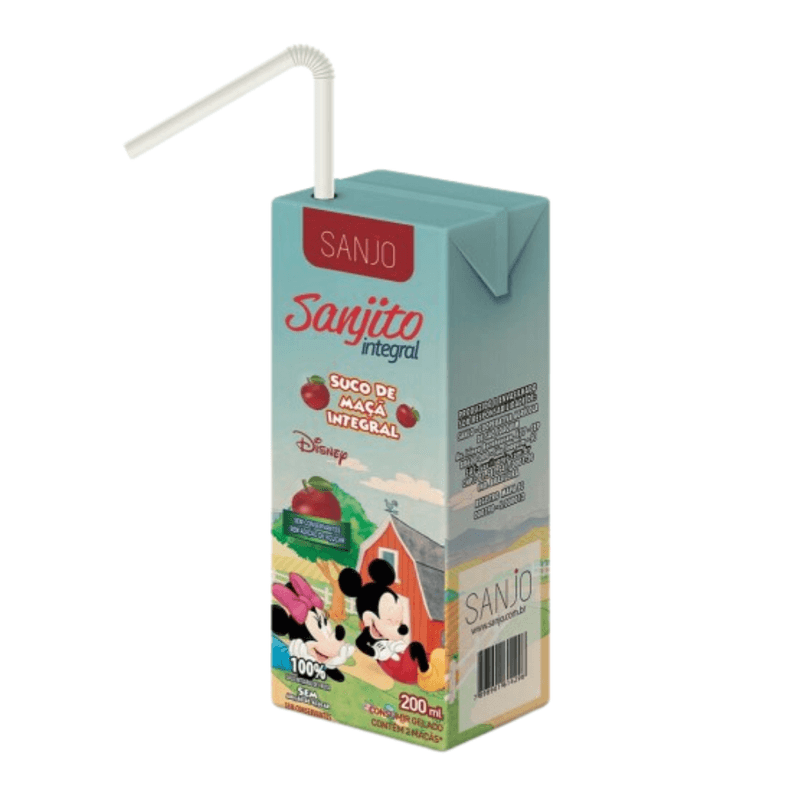 Suco Sanjito Integral De Maçã 200 Ml