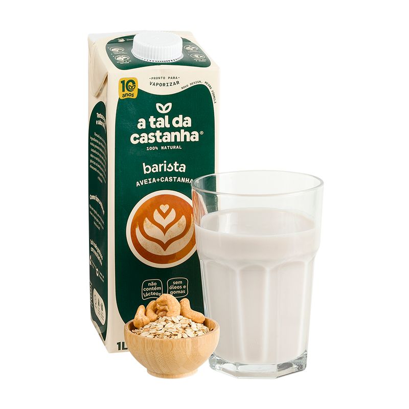 Alimento De Aveia E Caju Barista A Tal Da Castanha 1 L