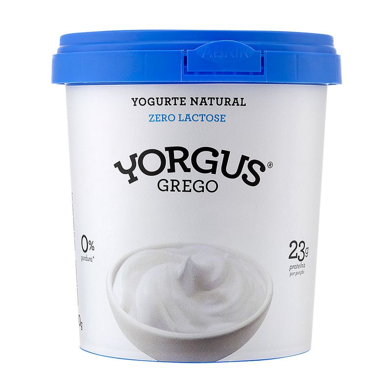 Iogurte Grego Sem Lactose Yorgus 500 G