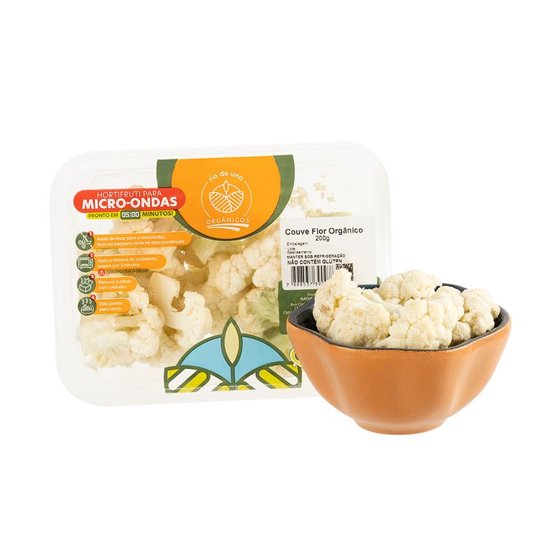 Couve Flor Floretes Orgânico Rio De Una 200 G