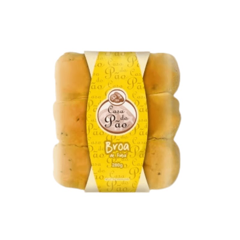 Pão Broa De Fubá Com Erva Doce Casa Do Pão 280g
