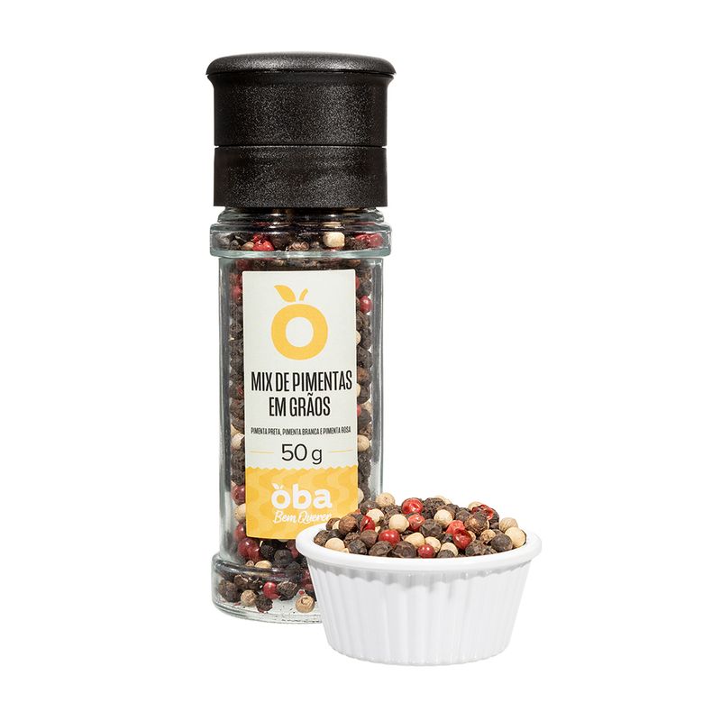 Mix Pimentas Em Grãos Oba Bem Querer 50 G
